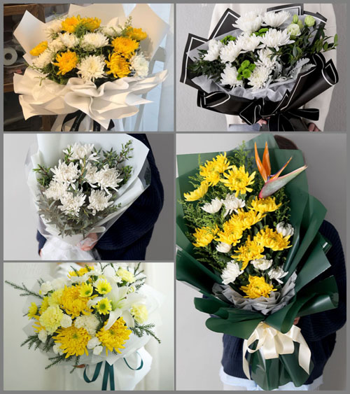 四川达州大竹县白坝乡白事花束代送